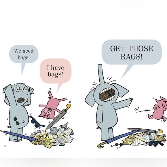 Elephant and Piggie Book: Let's Go for a Drive! By Mo Willems - Picture 4 of 5